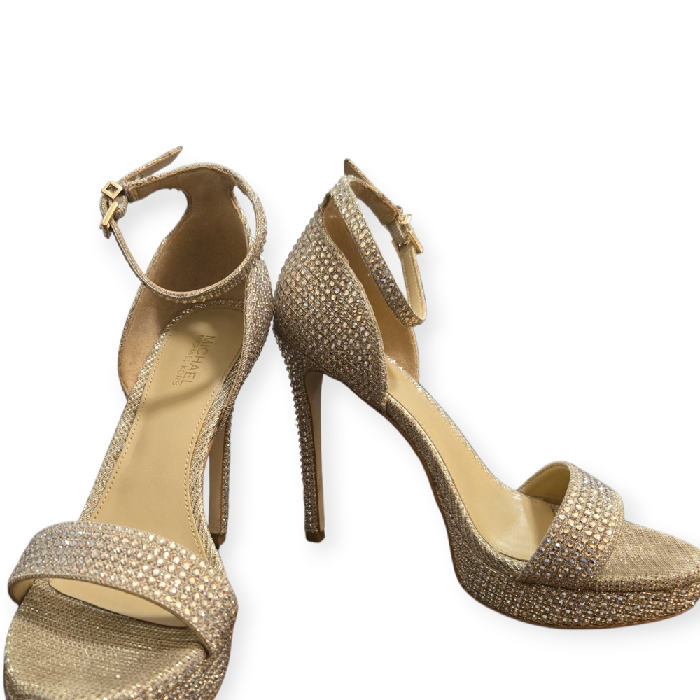 Michael Kors Glittering Gold High Heels Size 5.5